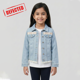Blue Denim Jacket For Girls ( Minor Defection )