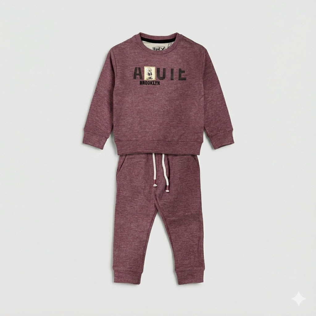 Lilac Adult Print Suit For Winters