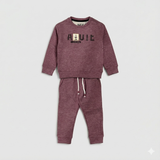 Lilac Adult Print Suit For Winters