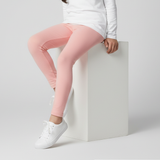 CUTE BABY PINK PLAIN FLEECE WARM LEGGING TROUSER FOR GIRLS
