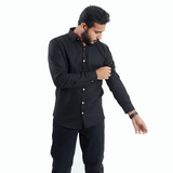 BLACK - PREMIUM QUALITY CASUAL SHIRT FOR MEN