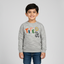 Grey Tired Fleece Fabric Sweatshirt
