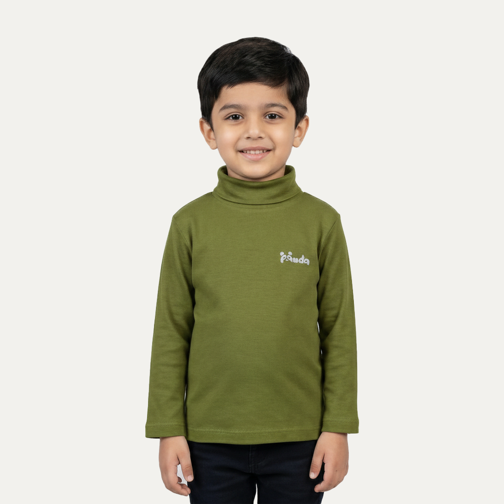 Green Panda HighNeck For Winters Main image