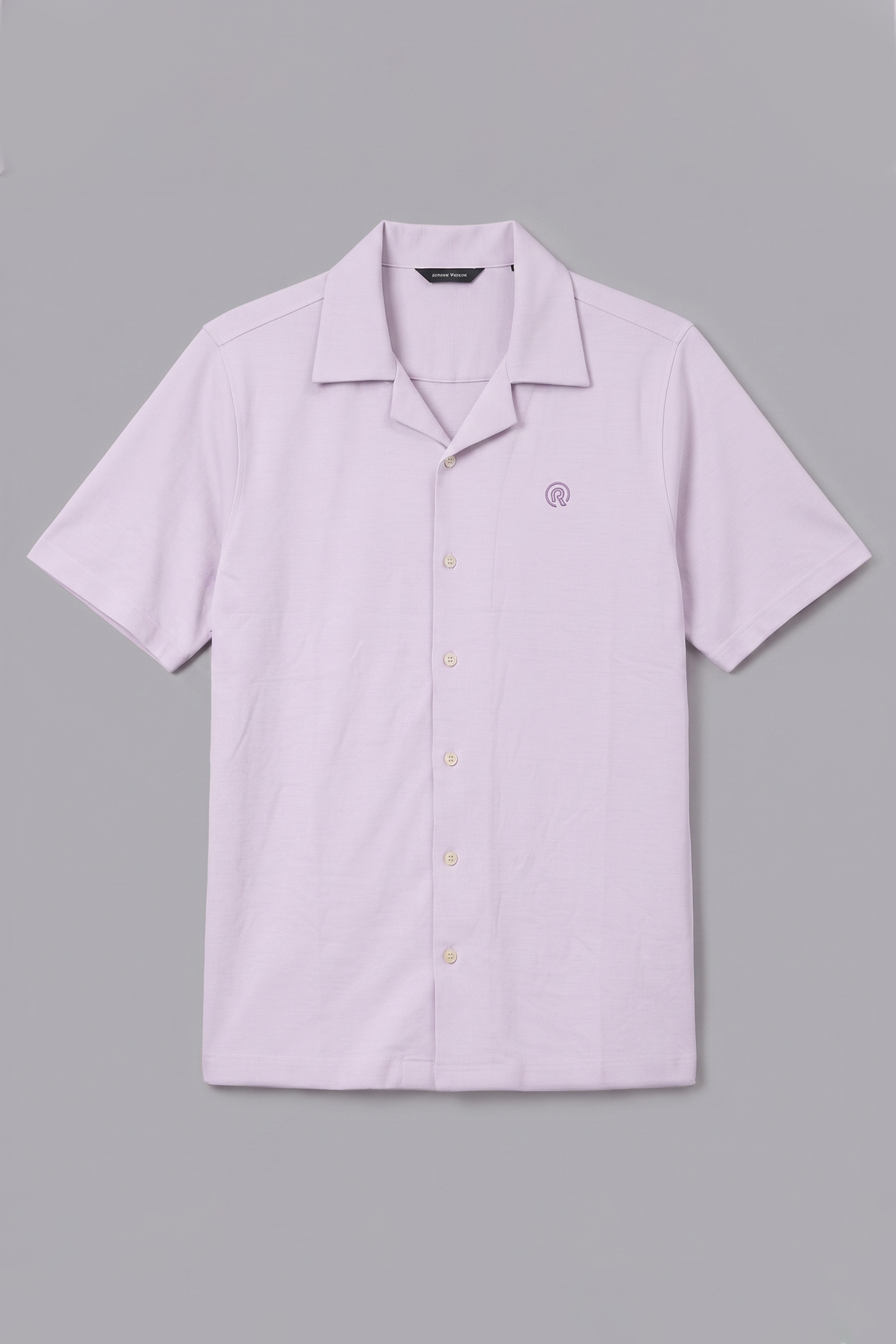 Light Purple Dri-Fit Half Sleeves Casual Shirt For Men Secondary image