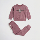 Lilac Expand Print Suit For Winters