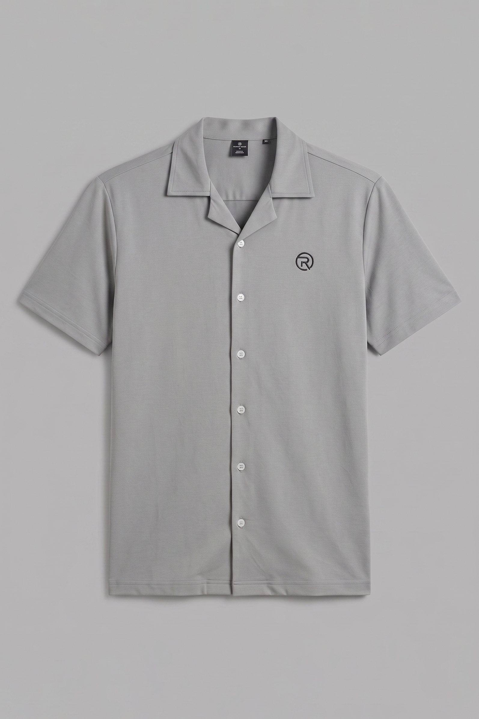 Grey Dri-Fit Half Sleeves Casual Shirt For Mena Secondary image