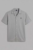 Grey Dri-Fit Half Sleeves Casual Shirt For Mena