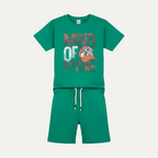 Green Mind Of Cotton Jersy Suit For Boys