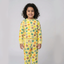 Yellow Paw Print Suit For Winters