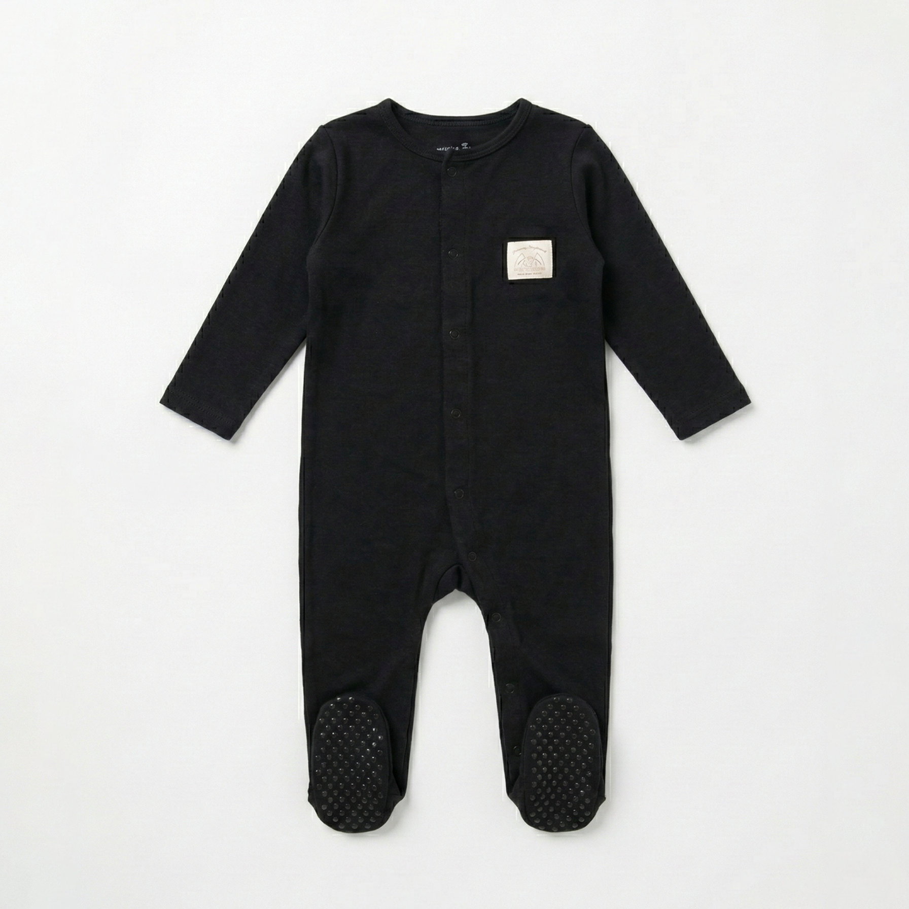 Black Always Together Print Romper For Winters Secondary image