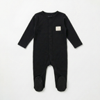Black Always Together Print Romper For Winters