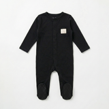 Black Always Together Print Romper For Winters