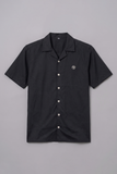 Black Dri-Fit Half Sleeves Casual Shirt For Men