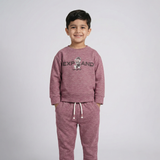 Lilac Expand Print Suit For Winters