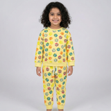 Yellow Paw Print Suit For Winters
