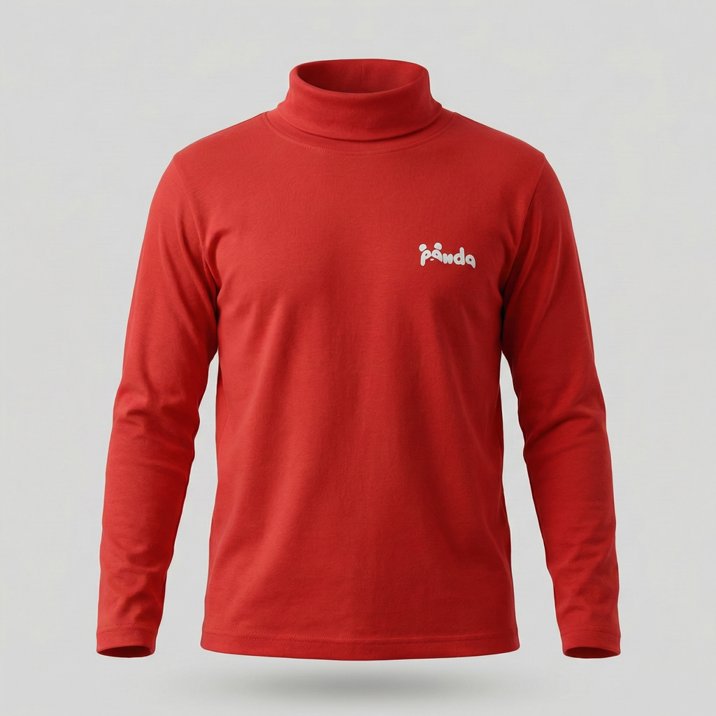 Dark Red Panda HighNeck For Winters