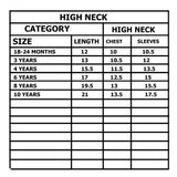 OLIVE GREEN PLAIN HIGH NECK FULL SLEEVES FOR WINTERS