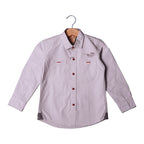 HAZEL GREY ORIGINAL WORNE FULL SLEEVES DOUBLE POCKET SHIRT