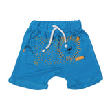 ROYAL BLUE LION PRINTED SHORT FOR BOYS