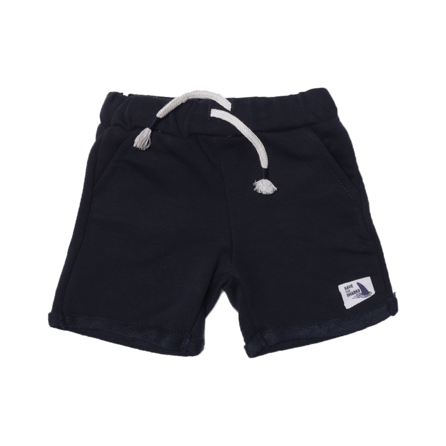 NAVY BLUE FISH BACK POCKET SHORT FOR BOYS Secondary image