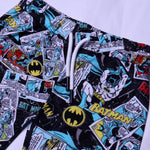 Load image into Gallery viewer, BATMAN PRINT WITH SHORTS COTTON JERSY FABRIC BABA SUIT
