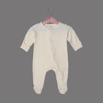 Load image into Gallery viewer, YELLOW PLAIN RIBBED FABRIC POWER STRETCH FULL BODY FULL SLEEVES ROMPER
