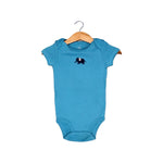 Load image into Gallery viewer, BLUE ELEPHANT PRINT HALF BODY HALF SLEEVES ROMPER
