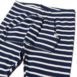 WHITE WITH BLUE STRIPES DOUBLE POCKET PAJAMA FOR WINTERS