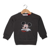 GREY MICKEY MOUSE POCKET & TROUSER PRINTED SUIT