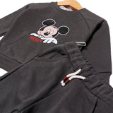 GREY MICKEY MOUSE POCKET & TROUSER PRINTED SUIT