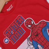 RED SPIDER MAN PRINTED HALF SLEEVES T-SHIRT