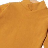 MUSTARD PLAIN HINECK FULL SLEEVES FOR WINTERS