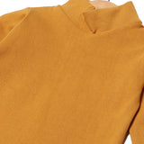MUSTARD PLAIN HiNECK FULL SLEEVES FOR WINTERS