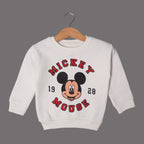 WHITE MICKEY 1928 PRINTED SWEATSHIRT FOR BOYS