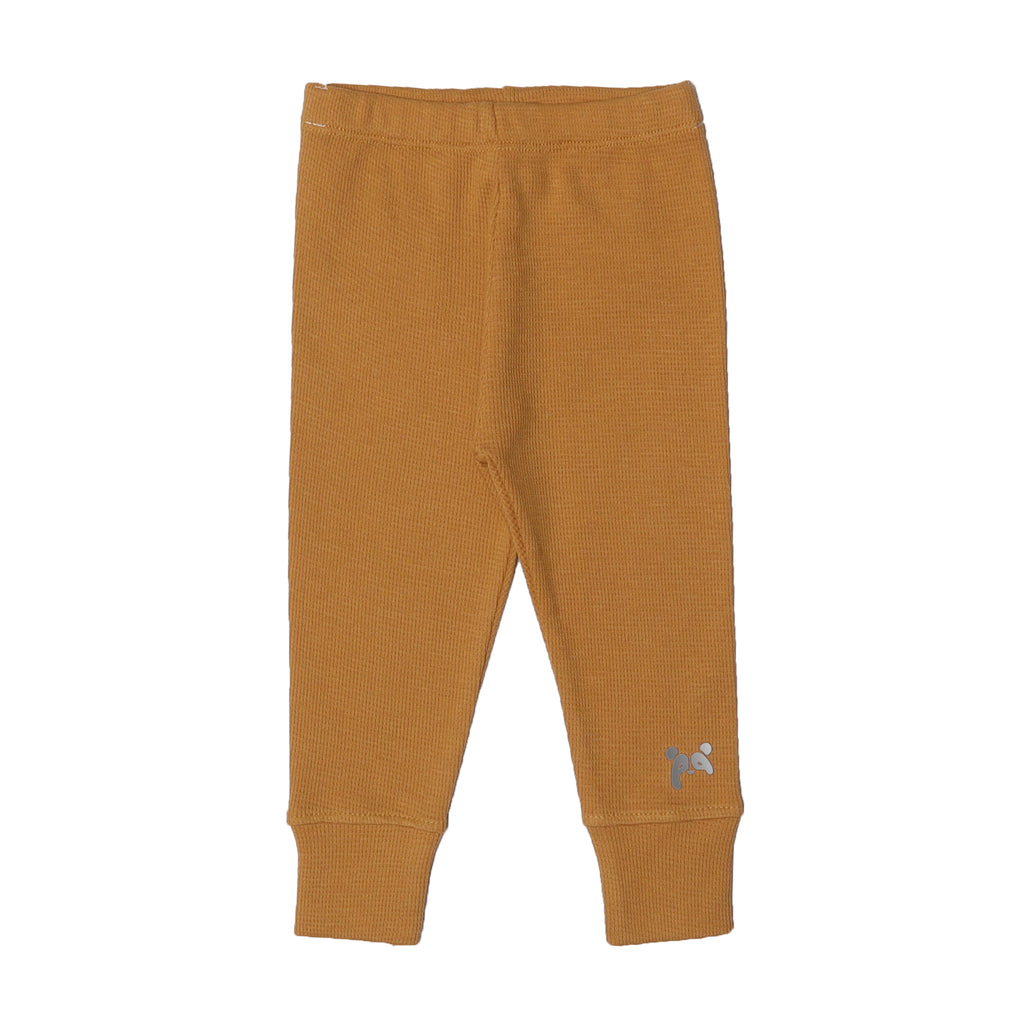 LIGHT BROWN THERMAL FABRIC PANDA WITH CAP SUIT FOR WINTERS