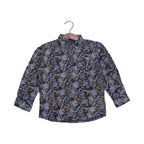 GREEN FIRST CLASS PRINT FULL SLEEVES SINGLE POCKET SHIRT