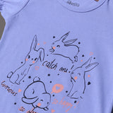 BLUE RABBIT CATCH ME HALF BODY HALF SLEEVES ROMPER