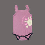 Load image into Gallery viewer, BLUSH PINK FUN IN THE SUN PRINTED HALF BODY HALF SLEEVES ROMPER
