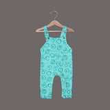 LIGHT GREEN VEGETABLES PRINTED COTTON TERRY FABRIC DUNAGREE