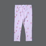 Load image into Gallery viewer, PINK STRAWBERRY PRINT RIBBED FABRIC PAJAMA TROUSER
