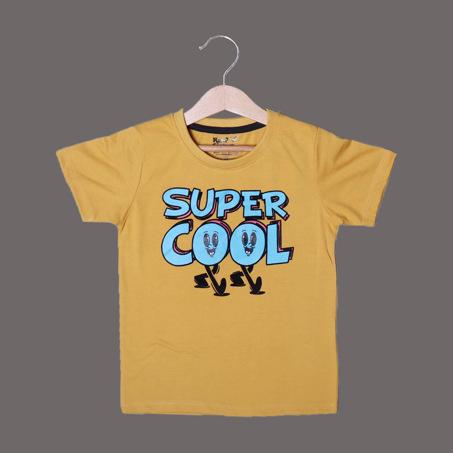 MUSTARD SUPER COOL PRINTED HALF SLEEVES T-SHIRT Secondary image