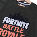 Load image into Gallery viewer, GREEN FORTNITE BATTLE PRINTED HALF SLEEVES T-SHIRT
