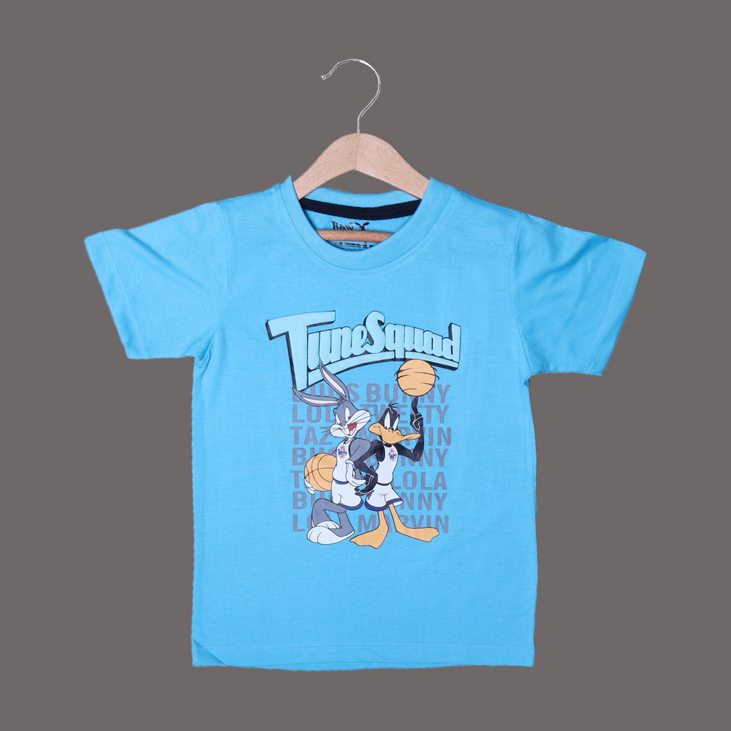 BLUE TIME SQUAD PRINTED HALF SLEEVES T-SHIRT
