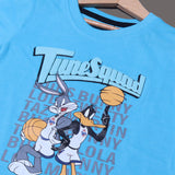 BLUE TIME SQUAD PRINTED HALF SLEEVES T-SHIRT