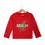 RED HULK PRINTED FULL SLEEVES T-SHIRT