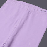 PURPLE WITH BACK POCKET RIBBED FABRIC PAJAMA TROUSER