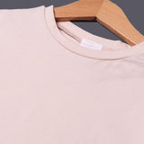 LIGHT PINK PLAIN ROUND NECK FULL SLEEVES T-SHIRT