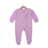 LIGHT PURPLE DIAMOND PRINTED FULL BODY FULL SLEEVES ROMPERS
