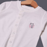 WHITE OWL PRINTED FULL BODY FULL SLEEVES ROMPERS