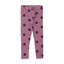 PURPLE BIG POLKA DOTS HEAVY RIBBED FABRIC PAJAMA FOR GIRLS